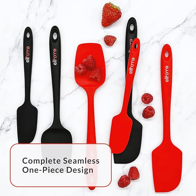 Mini Silicone Basting Pastry Brush, Cooking Brush for Oil Sauce Butter Marinades, Food Brushes for BBQ Grill Kitchen Baking, Baster Brushes Baste Pastries Cakes Meat Desserts, Food Grade, Red