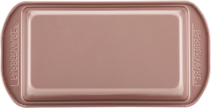 Farberware Nonstick Bakeware Meatloaf/Nonstick Baking Loaf Pan - 9 Inch x 5 Inch, Rose Gold