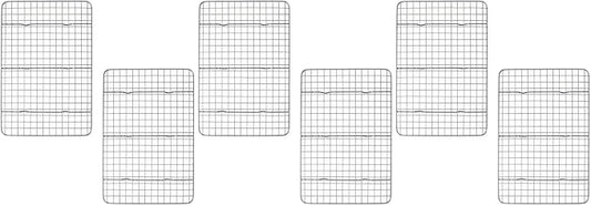 USA Pan Nonstick Quarter Sheet Cooling Racks, Set of 2 (Pack of 3)