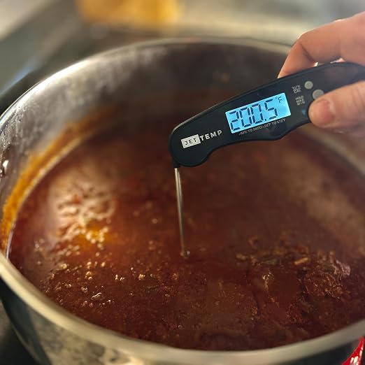 F1 Digital Meat Thermometer - Fast, Accurate, Waterproof - Great for Cooking, Grilling, Baking, Frying