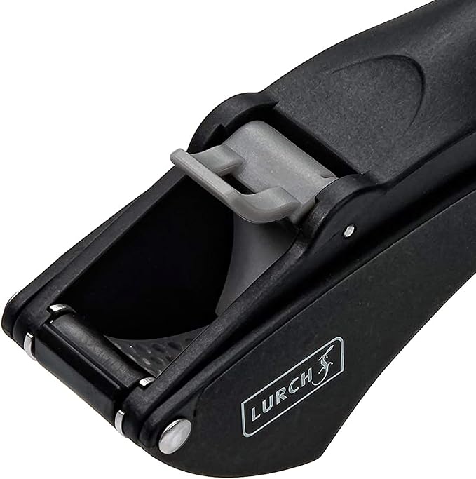 Lurch Germany Garlic Press, Peeler, Mincer, Easy To Clean - Black