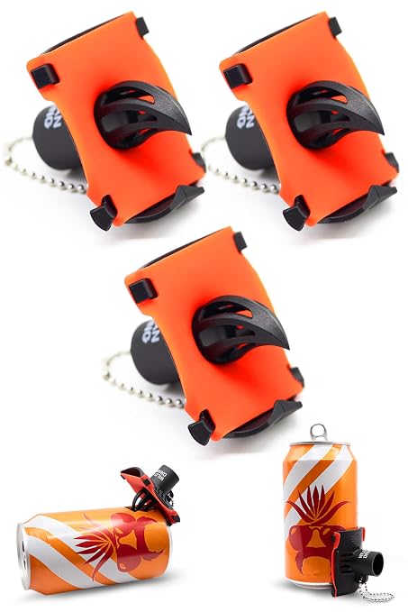The Krak'in 2.0 (3-Pack) - Innovative Shotgun Tool with Built-in Funnel - Great for Tailgate, Golf Course, Beach, Grad, Bachelorette Party, College House Party, Spring Break, Snowboarding, etc.