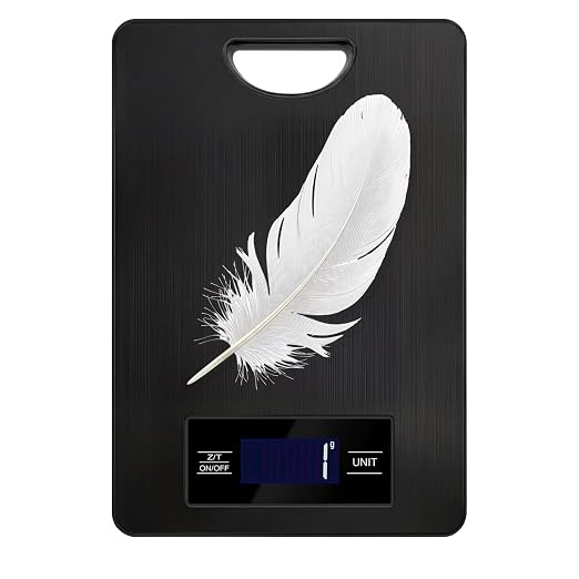 Food Scale, Digital Kitchen Scale with Hanging Loop, 11lb Baking Scale | 1g Accuracy, g/oz,etc.5 Unit Conversion, Tare Function, Fingerprint-Resistant Steel, Suitable for Cooking, Baking ,Meal Prep