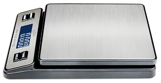 W-2809 90 LB X 0.1 OZ Durable Stainless Steel Digital Postal Scale, Shipping Scale With AC adapter, 1 Pack