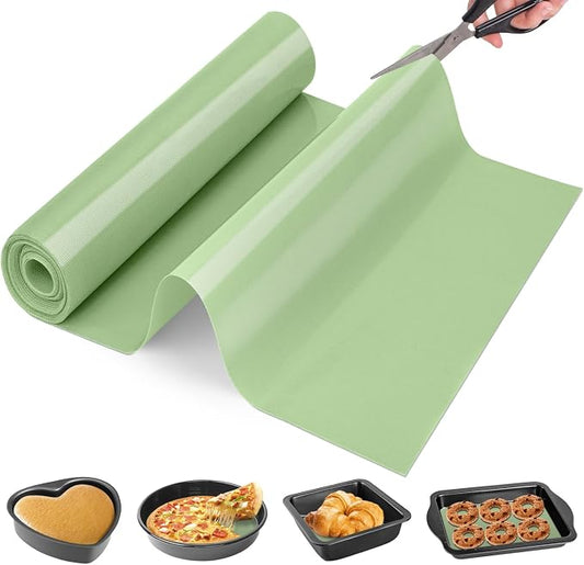 Silicone Baking Mat Roll - Best German Silicone - Heat Resistant Baking Macaron Bread Mat, Non-stick Pastry Mat, Reusable Dough Rolling Mat