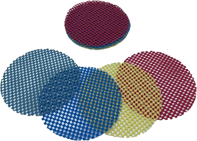 Jar Opener Gripper Pad, Jar Grippers For Opening Jars For Opening Bottles, Cans Lids, 8 Multi Purpose Manual Silicone Grip Pads, 5.5" Round By Bigleef