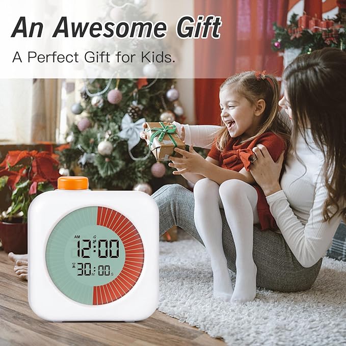 Umimile Visual Timer for Kids, 60-Minute Productivity Timer, Classroom Timer Countdown Clock for Home, School, and Work