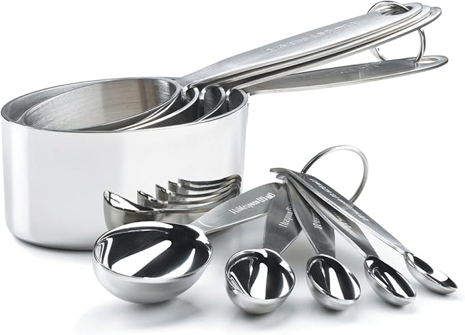 CUISIPRO Measuring Cup & Spoon Set SS | Coordinated kitchen tools