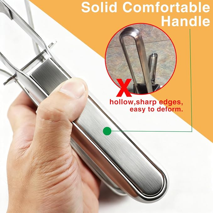 Potato Ricer, AIDOIT Large 22oz Potato Ricer Stainless Steel Potato Masher Heavy Duty for Perfect Fluffy Mashed Potatoes