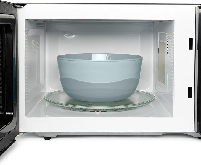 Pera Airtight Mixing Bowls with Lids, 8-Piece BPA-Free Nesting Prep Bowl Set for Kitchen & Food Prep, Large 4200ml Capacity, Microwave & Dishwasher Safe(Blue)