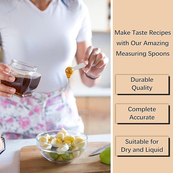 5PCS 1/8tsp (0.63ml) Single Measuring Spoon, Stainless Steel Individual Teaspoons Only
