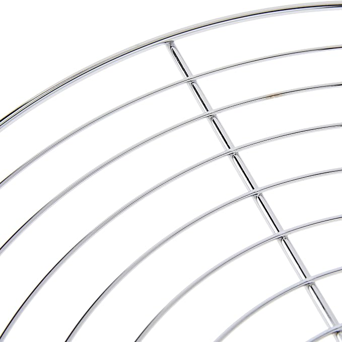 Ibili Round Cooling Racks for Cooking and Baking, Multipurpose Stainless Steel Roasting Rack - Made in Spain, Dishwasher and Oven Safe - 30 x 30cm - 11.9" x 11.9" Inches