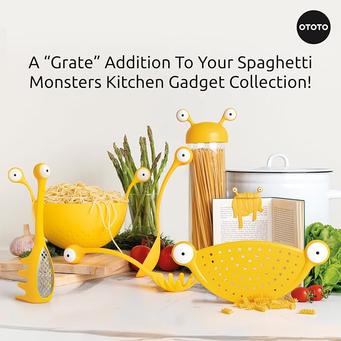 OTOTO Pasta Spoon & Spaghetti Spoon - Cooking Gadgets, Cooking Gifts, Cool Kitchen Gadgets, Cool Gifts, Cute Kitchen Accessories, Funny Gifts, Random Stuff