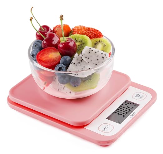 Ozeri® Garden and Kitchen Scale II with 420 Variable Graduation Technology® | Measures most delicate garden herbs and greens at 0.1 g for ingredients under 420 grams and 0.5 g for items over 420 grams