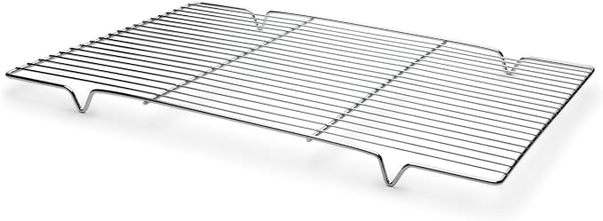 Fox Run Rectangular Cooling Rack, Iron/Chrome, 18-Inch x 12.5-Inch