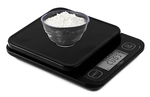 Ozeri® Garden and Kitchen Scale II with 420 Variable Graduation Technology® | Measures most delicate garden herbs and greens at 0.1 g for ingredients under 420 grams and 0.5 g for items over 420 grams