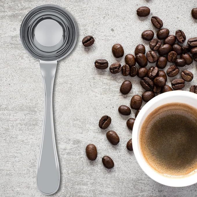 Stainless Steel Long Handled Tea Coffee Measuring Spoon Scoop Tablespoon (15ml)