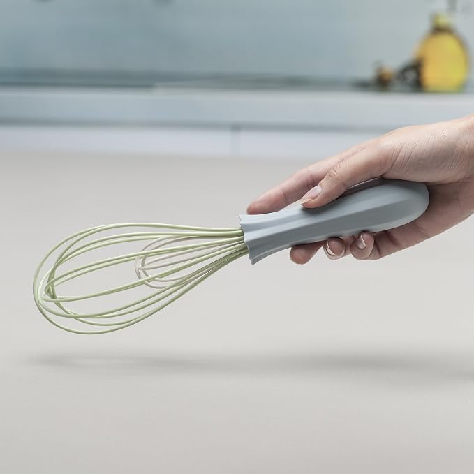 Zeal Stick Non-Scratch Double Headed Balloon Whisk, Silicone, Duck Egg Blue, 26 cm