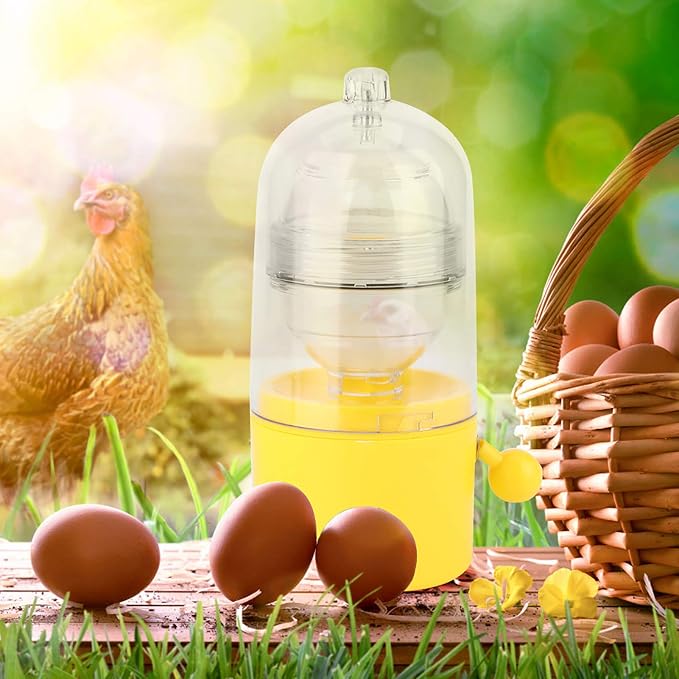 Alvinlite Hand Operated Golden Egg Maker Egg Yolk White Mixer Portable Egg Scrambler for Egg Boiling Tools