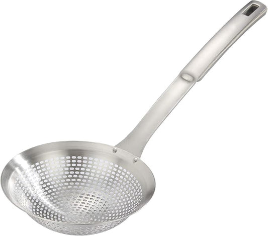 Skimmer Ladle Spoon 304 Stainless Steel Skimmer 14.5 ln for Cooking Frying Skimming Colander/Strainer Stainless Steel Kitchen Tools