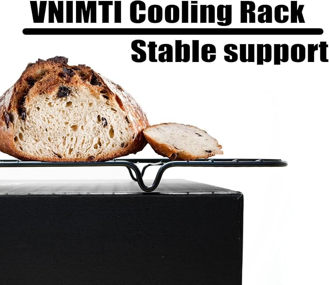 2 Pack Cooling Rack for Baking Cooking, 11" x 10" Squares Wire Racks | Small, Squares Grids, Oven Safe Cookie Cooling Rack, Roasting, Grilling, Drying