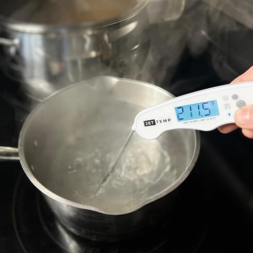 F1 Digital Meat Thermometer - Fast, Accurate, Waterproof - Great for Cooking, Grilling, Baking, Frying