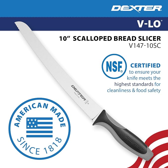 Dexter 10" Scalloped Bread Knife