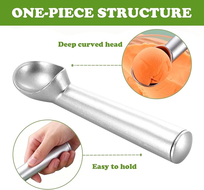 1 Pack Ice Cream Spade - Stainless Steel Flat Ice Cream Paddle, Scooper for Hard or Creamy Dessert Spade Butter Cutter