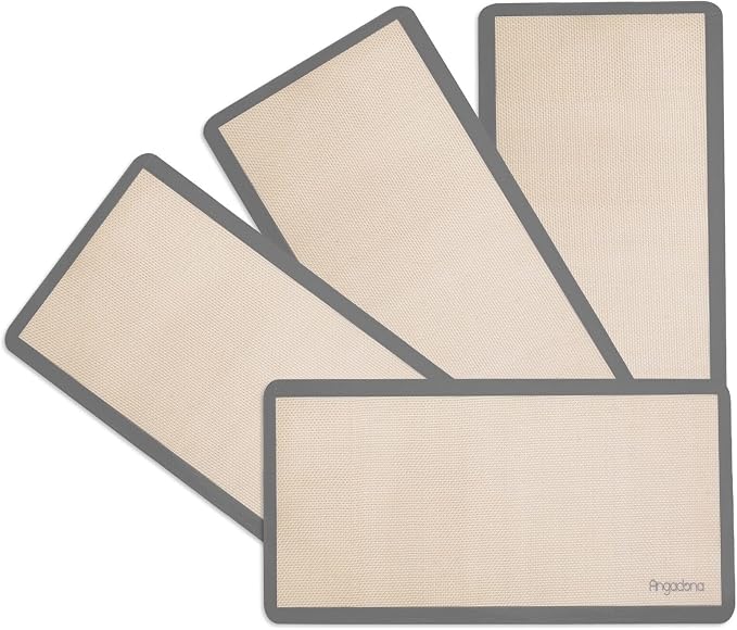 Silicone Baking Mats For Harvest Right Freeze Dryer Small Size Trays 4 pcs (Gray, S - Small)