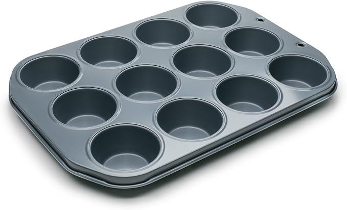 Fox Run 4455 Muffin Pan, 12-Cup, Preferred Non-Stick