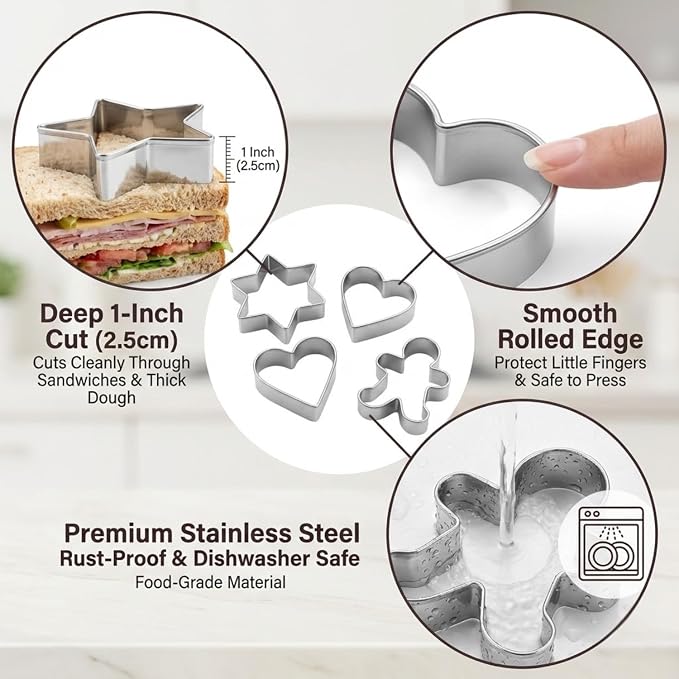 Construction Cookie Cutter Set-3 Inches-9 Piece- Excavator Digger Bulldozer Dump Truck Hammer Wrench Construction Tools Cutters Molds for Kids Construction Themed Party