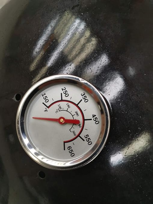 1.8 Inch Grill Temperature Gauge for CharBroil Grill Thermometer Replacement G432-8L00-W1 Charbroil Advantage Tru-Infrared Performance Grill 463377319 463630021 463448021, Stainless Steel Temp Gauge