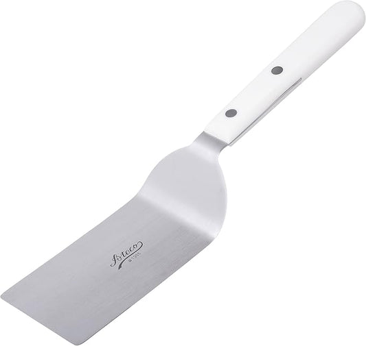 Ateco Cookie Spatula with 6 by 2.5-Inch Stainless Steel Blade, Plastic Handle, Dishwasher Safe, White