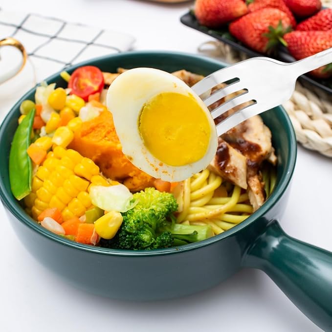 Telescopic Cooking Mixing Spoon Fork Set, Long Stainless Steel Retractable Fork and Spoon Set Extendable Dinner Fruit Dessert Fork Spoon Stretchable Cutlery for Barbecue Tableware(Spoon+Fork)
