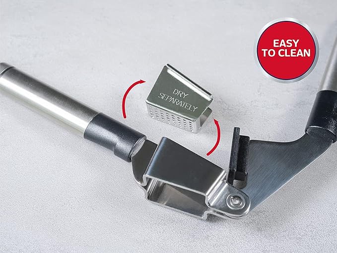 Leifheit Proline Garlic Press, Silver/Black