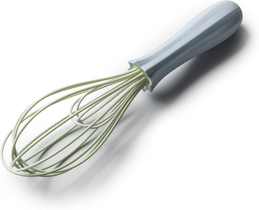 Zeal Stick Non-Scratch Double Headed Balloon Whisk, Silicone, Duck Egg Blue, 26 cm
