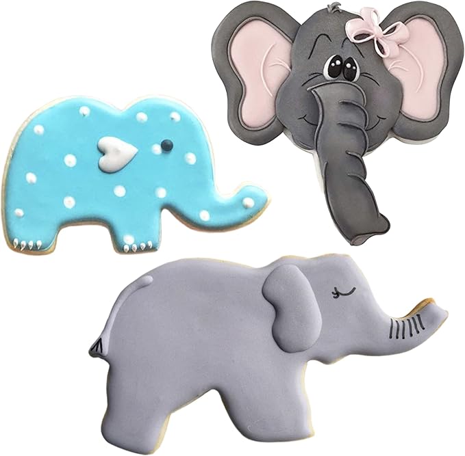 Ann Clark Elephant Cookie Cutters 3-Pc. Set Made in the USA