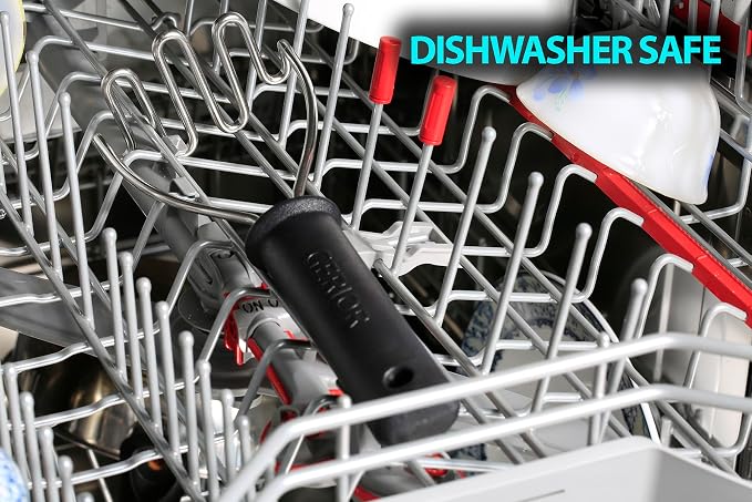 Potato Masher - Stainless Steel Wire Kitchen Tool for Mashing Vegetable, Food, Bean, Avocado - Dishwasher Safe