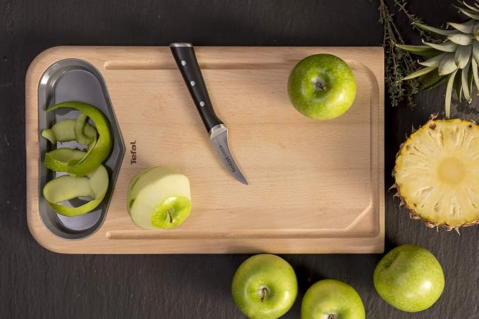 Tefal efal ice Force Paring Knife 7 cm, Kitchen Knife, German Stainless Steel Blade, Durable Cutting and Sharpening Performance, 10 Year Warranty K2321214