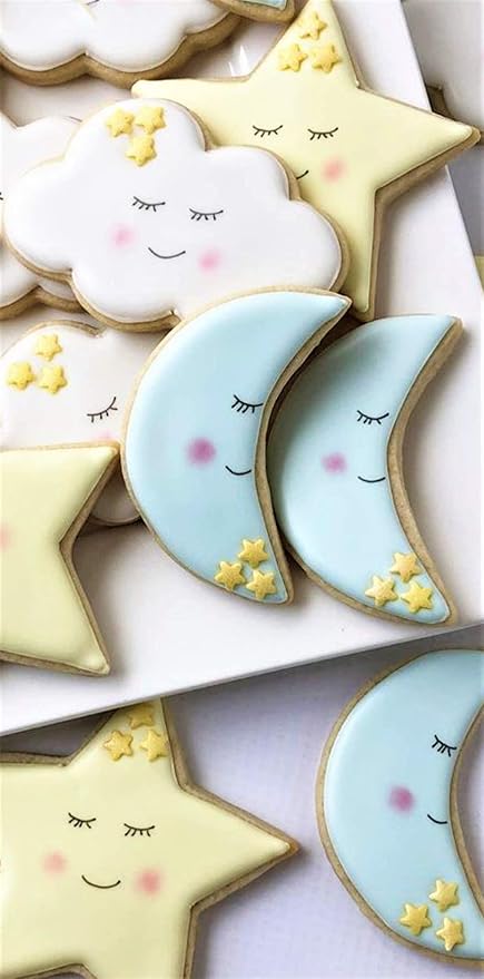 Ann Clark Celestial Cookie Cutters 3-Pc. Set Made in USA, Star, Moon, Cloud