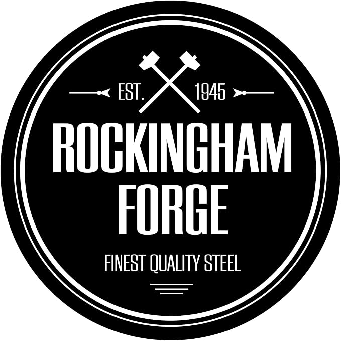 Rockingham Forge Essentials 8007 Range Lightweight Stainless Steel 8” Bread Knife with Black Handle, Individually Carded