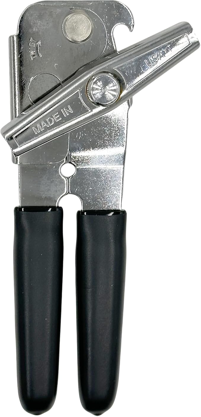 B53 EasyTwist Heavy-Duty Swing Away Can Opener, Carbon Steel Cutting Blade