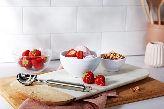 Rosle 12741 Stainless Steel Ice Cream Scoop 8 Inch, Silver