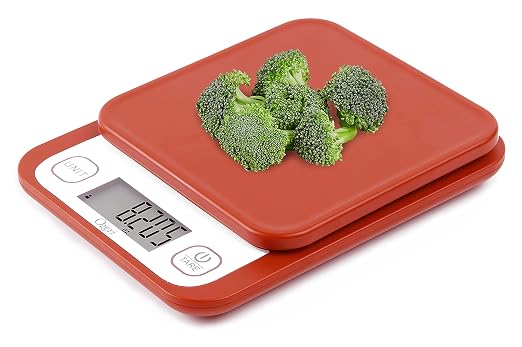 Ozeri® Garden and Kitchen Scale II with 420 Variable Graduation Technology® | Measures most delicate garden herbs and greens at 0.1 g for ingredients under 420 grams and 0.5 g for items over 420 grams