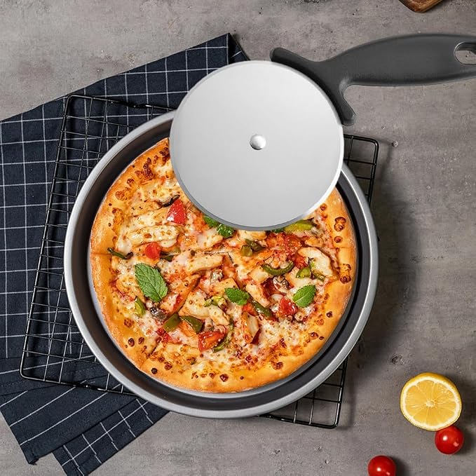 Armo® Pizza Cutter Wheel Stainless Steel Pizza Cutter Food Safe Grade Pizza Slicer