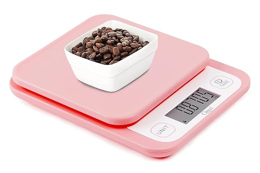 Ozeri® Garden and Kitchen Scale II with 420 Variable Graduation Technology® | Measures most delicate garden herbs and greens at 0.1 g for ingredients under 420 grams and 0.5 g for items over 420 grams