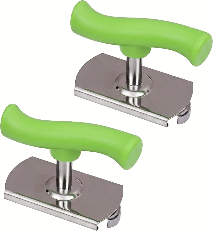 2Pcs Adjustable Jar Opener, Stainless Steel Labor-Saving Can Opener for Weak Hands Seniors, Universal Bottle Lid Gripper Tool for All Size Jars & Bottles