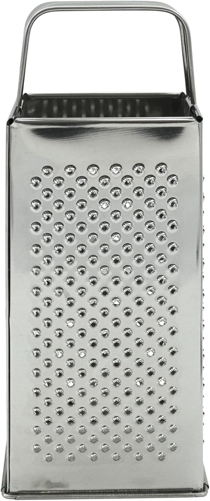 Fackelmann 4 Sided Universal Grater, Box Grater, Stainless Steel, 23.5x10.5x8cm, Silver