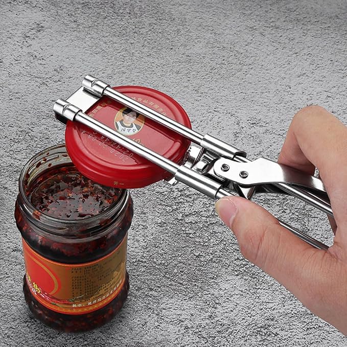 2PCS Master Jar & Bottle Opener,Adjustable Multifunctional Stainless Steel Can Opener Jar Lid Gripper,Manual,Kitchen Accessories