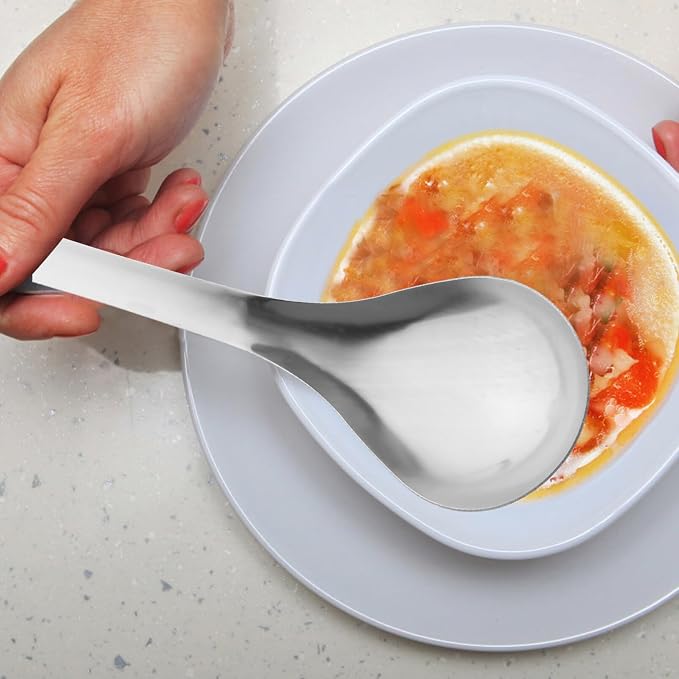 Skimmer Slotted Spoon Stainless Steel Strainer Spoon Skimmer Ladle Skimmer Spoon Set Spider Strainer Colander Metal Slotted Spoon Spider Kitchen Utensil for Cooking Draining Frying